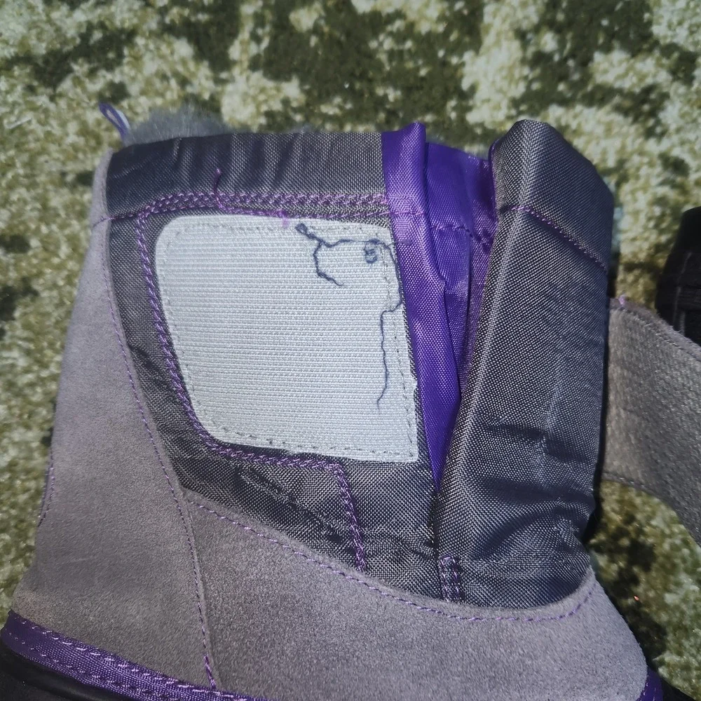 Weather Proof‎ Since 1948 Duck Snow Boots Size 7 M Gray Purple